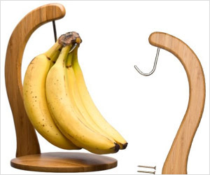 eco friendly green bamboo banana hanger