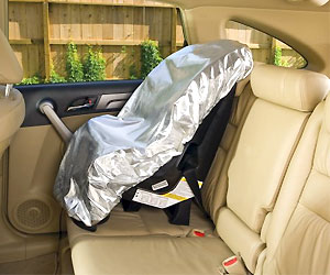 baby car seat cover to protect from heat