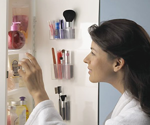 cosmetics organizer for makeup items storage