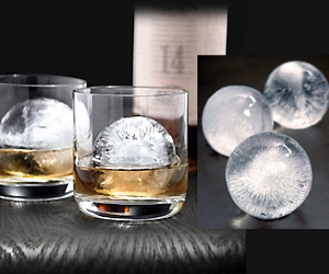 Round sphere shape ice for drinks